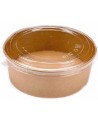 ENSALADERA RECTANGULAR KRAFT 1000CC 173X135X75 MM + TAPA PP