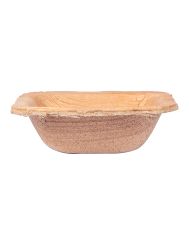 MINI BOL CUADRADO TARRINAS 'ARECA' 7x7 CM NATURAL ARECA (200