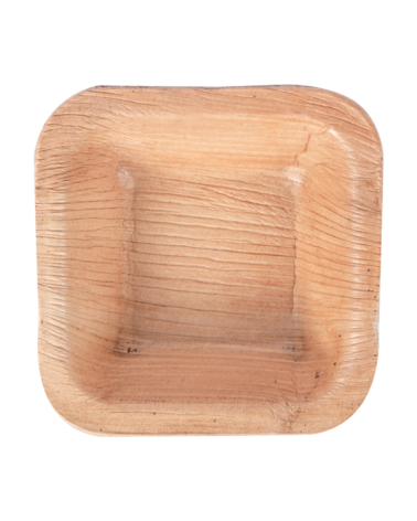 MINI BOL CUADRADO TARRINAS 'ARECA' 7x7 CM NATURAL ARECA (200