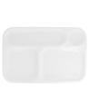 BANDEJAS PARA LLEVAR - 4 COMP. 36x24 CM BLANCO PS (300 Und Caja