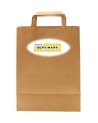 Bolsa de papel Kraft Asa Plan Personalizada 80gr 32x17x34cm
