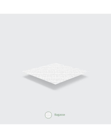 ENVASE RECTANGULAR CAÑA DE AZÚCAR BLANCO 650 ml- 22 oz (600 Und