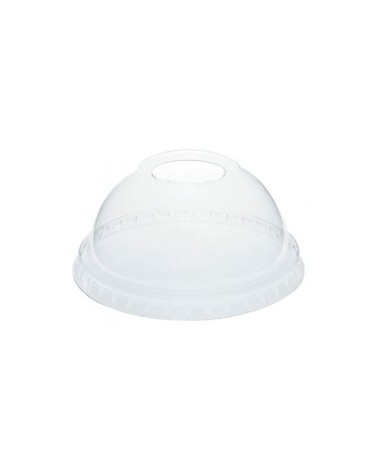 TAPA CÚPULA RPET CON AGUJERO VASO 300-400-500 ML (2.000 Und