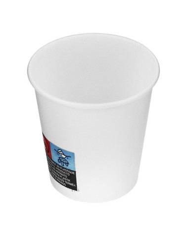 VASO PAPEL AGUA 3 Onzas - 90 ML BLANCO (2000 Und Caja)