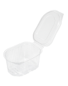 TARRINAS PEQUEÑAS CON TAPA Y BISAGRA 80ML 7,5x5,5x3,7 CM