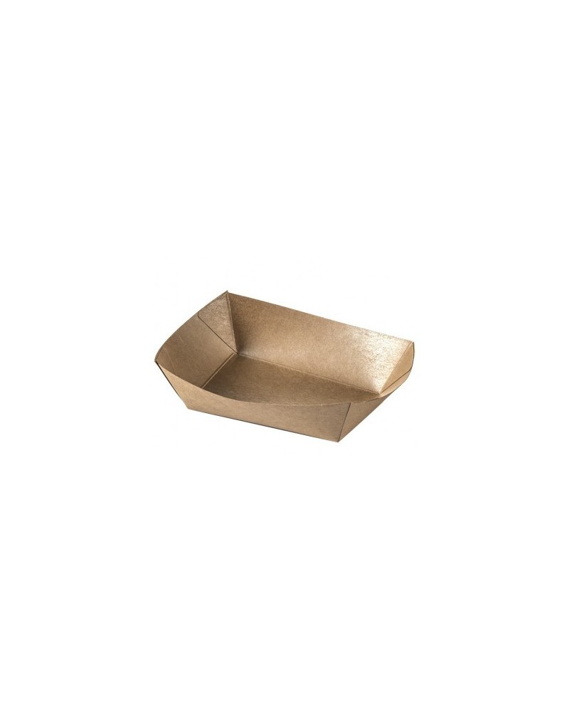 BARQUETA CARTÓN KRAFT 120 ml 75x45x30 mm (1.000 Und Caja)