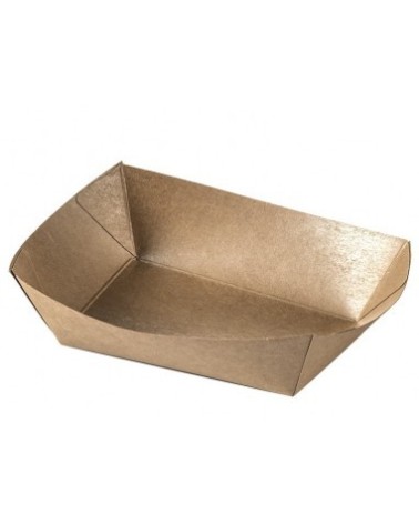 BARQUETA CARTÓN KRAFT 120 ml 75x45x30 mm (1.000 Und Caja)