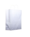BOLSA DE PAPEL FONDEADO COLOR BLANCO - VARIAS MEDIDAS - (250