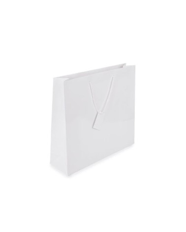 BOLSA LUJO ASA ALGODÓN 23x12x32 cm VARIOS COLORES Y TAMAÑOS -