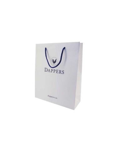 BOLSA LUJO ASA ALGODÓN 23x12x32 cm VARIOS COLORES Y TAMAÑOS -