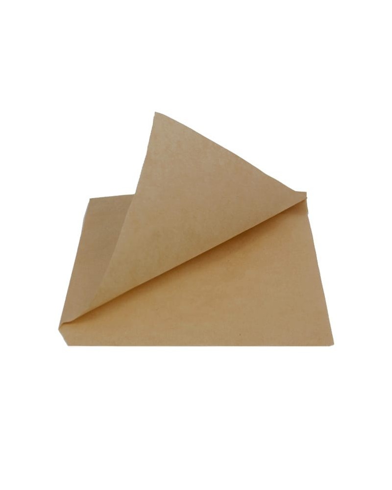 BOLSA PAPEL KRAFT ANTIGRASA 15x16 cm ABIERTA 1 LADO (1.000 Und