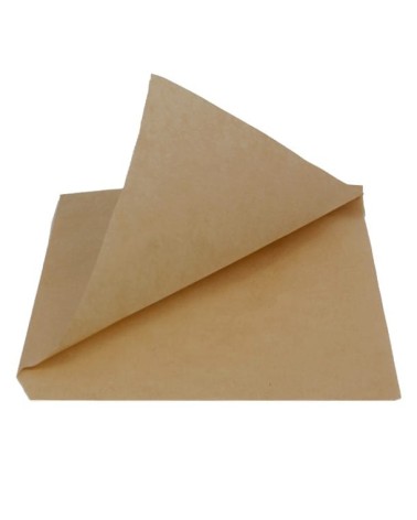 BOLSA PAPEL KRAFT ANTIGRASA 15x16 cm ABIERTA 1 LADO (1.000 Und