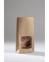 BOLSA FONDO CUADRADO KRAFT + VENTANA 13+7x36 cm (500 Und Caja)