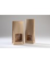 BOLSA FONDO CUADRADO KRAFT + VENTANA 13+7x36 cm (500 Und Caja)