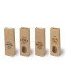 BOLSA FONDO CUADRADO KRAFT VENTANA 6,8+4x21,5 Cm (1.000 Und