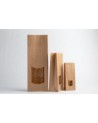 BOLSA FONDO CUADRADO KRAFT + VENTANA 9,5+6,5x29,5 CM (1.000 Und
