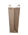 BOLSA PAPEL 5KG - 25+15x42 cm 2 Hojas KRAFT 70gr CON ASA PLANA