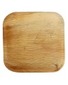 PLATO CUADRADO HOJA DE PALMA 11x11 Cm (240 Und/Caja)