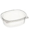 ENVASE BISAGRA PP 750 ml OVAL "PLÁSTICO REUTILIZABLE" (400 Und