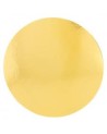 DISCO CARTÓN 1 CARA ORO 30 CM (400 Und Caja)