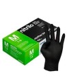 GUANTES NITRILO NEGRO NITRIFLEX "SANTEX" SIN POLVO TALLA S (100