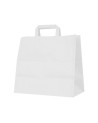 BOLSA PAPEL KRAFT IMPRESA 1 TINTA 90Gr ASA PLANA 32x22x31 Cm -