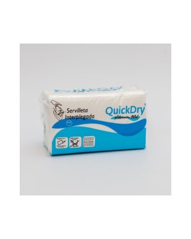 SERVILLETA INTERPLEGADA 2 CAPAS PASTA "V" 17x20 Cm (8.000 Und