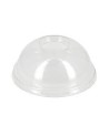 TAPA PET CÚPULA CON AGUJERO PARA VASO 12 Y 16 oz (1.000 Und