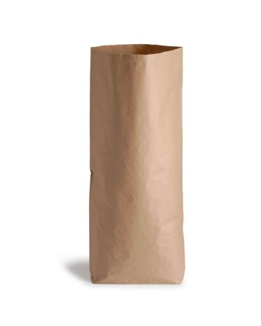 SACO PAPEL BOCA ABIERTA 35X50+10 1 HOJA PAPEL BLANCA EXTERIOR +