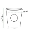 VASO CARTON "CUPMATIC" 150/192 ml SP6 (VA) EU MARKING REF.