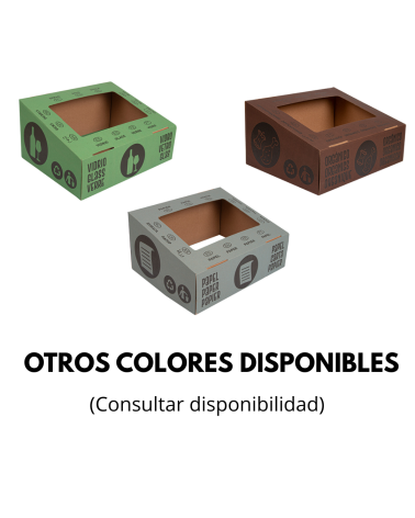 TAPA ENVASES 38,4x31,1x12CM AMARILLO (PACK 10 UNIDADES) REF