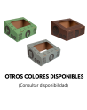 TAPA ENVASES 38,4x31,1x12CM AMARILLO (PACK 10 UNIDADES) REF