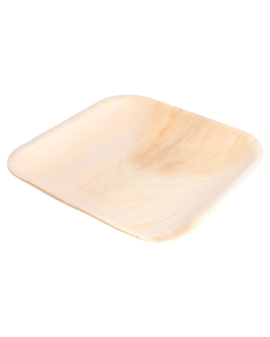 PLATO CUADRADO MADERA ARECA 180 x 180 mm REF. 