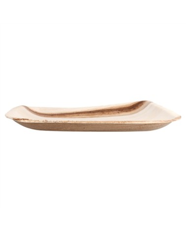 PLATO CUADRADO MADERA NATURAL "ARECA" 24 x 24 x 2 cm. 