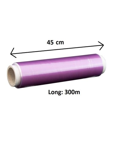 BOBINA FILM PVC ESTIRABLE 45 x 300 m 8 µ REF.