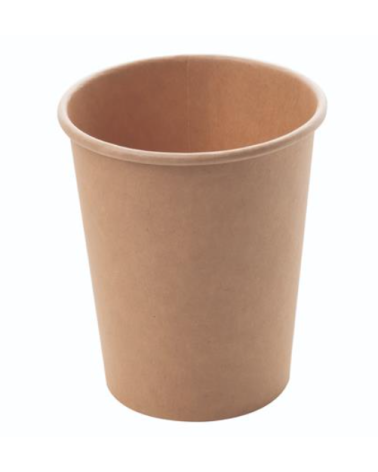 VASO CARTON KRAFT 8 oz 240 ml DE Ø 80 mm REF. 