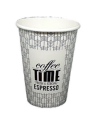 VASO CARTON "NEW COFFEE TIME" 240 ml 8 oz Ø 80 mm REF. 