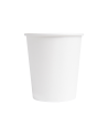 VASO DE CARTÓN BLANCO DE 8 OZ (250 ML APROX.) 5000 UNIDADES -