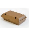 CAJA CARTÓN KRAFT MICRO HAMBURGUESA DOBLE 200 x 110 x 85 mm