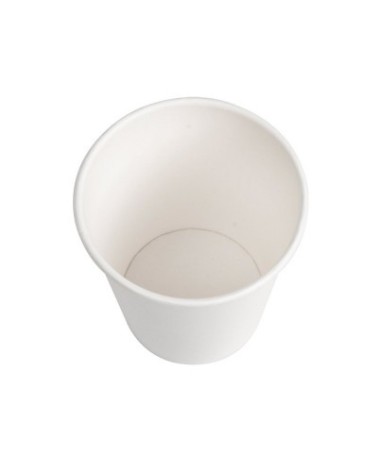 VASO PAPEL BLANCO PARA BEBIDAS 7,5 OZ o 220 Ml (1.000 Uds caja)