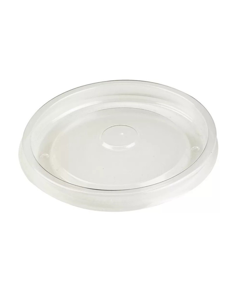 TAPA PLANA PP TRANSLUCIDA 100 mm (500 Und/CAJA)