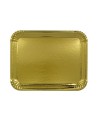 BANDEJA CARTÓN ORO 40x50 cm (100 Und Paquete)