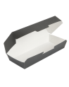 CAJA PARA HOT DOG CARTONCILLO NEGRO 23,5x9x6 cm (600 Und Caja)