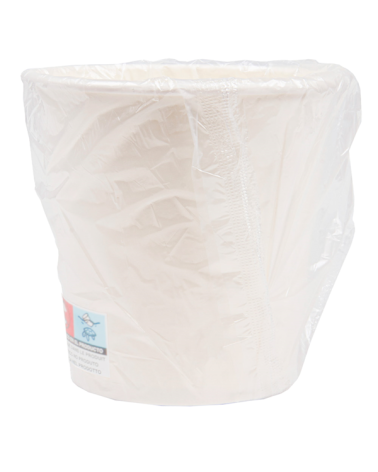 VASOS ENFUNDADOS 240 ML 280 Ø8 5,6 x 9,2 Cm BLANCO CARTONCILLO
