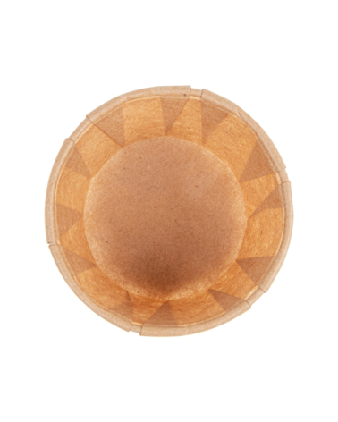 TARRINAS PAPEL PLISADO 60 ML 80 G/M2 Ø5,8x3,6 CM NATURAL