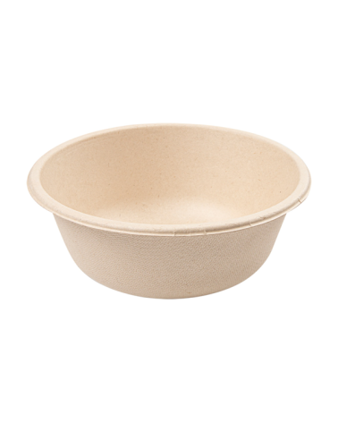 ENSALADERAS 'BIONIC' 500 ML Ø 15x6 CM NATURAL BAGAZO (500 Und /