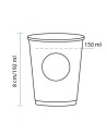 VASO CARTÓN BIOWARE 150 - 192 ML (3000 Und Caja)