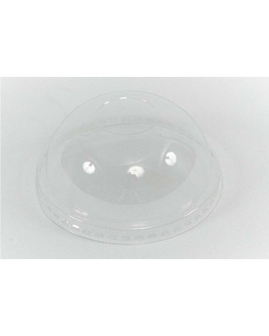 TAPA PET CUPULA PARA TARRINA HELADO 6/8 oz (1.000 Und Caja)