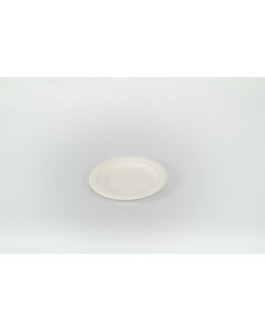 PLATO CAÑA DE AZUCAR 15 cm BLANCO (800 Und Caja)
