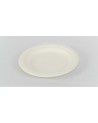 PLATO CAÑA DE AZUCAR 15 cm BLANCO (800 Und Caja)